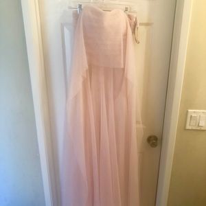 Jenny Yoo Bridesmaid Dress, Size 4, Blush Pink